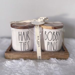 Rae Dunn Hair Ties and Bobby Pins